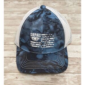 Sirphis Trucker Hat Adjustable Stretch Band Style Black Blue Camo FLAG Cap White